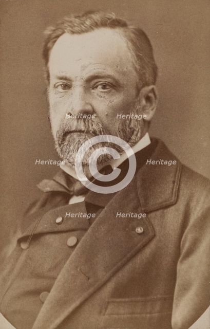 Portrait of Louis Pasteur (1822-1895), c. 1870. Creator: Anonymous.