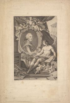 Portrait of Louis-Philippe, duc d'Orléans, 1778. Creator: Augustin de Saint-Aubin