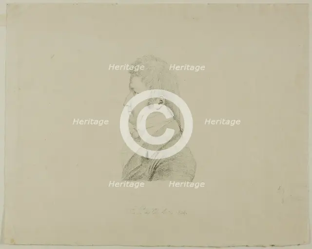 Portrait of Louis-Philippe, Duc d'Orléans, 1804. Creator: Antoine Philippe d'Orléans.