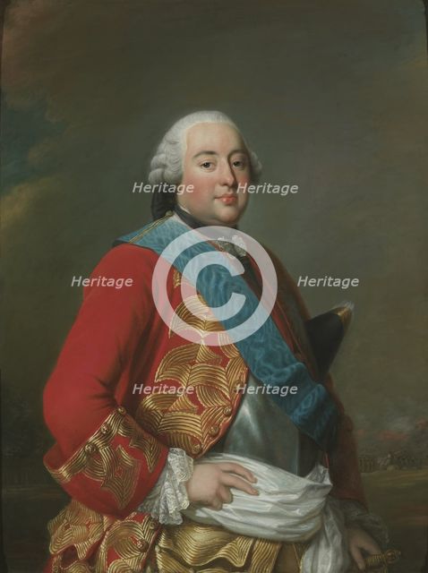 Portrait of Louis Philippe I (1725-1785), Duce de Orléans, ca 1770. Artist: Roslin, Alexander (1718-1793)