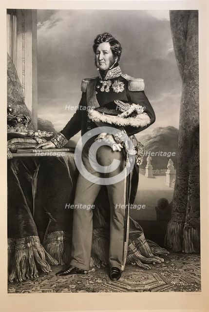 Portrait of Louis Philippe I (1773-1850), King of the French, 1843.