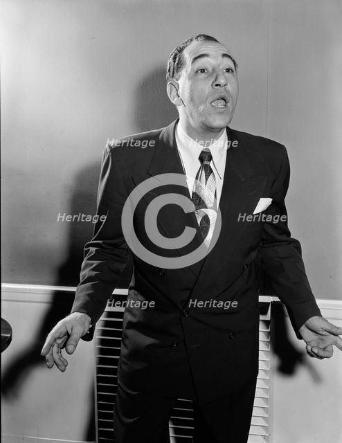 Portrait of Louis Prima, New York, N.Y., ca. June 1947. Creator: William Paul Gottlieb.