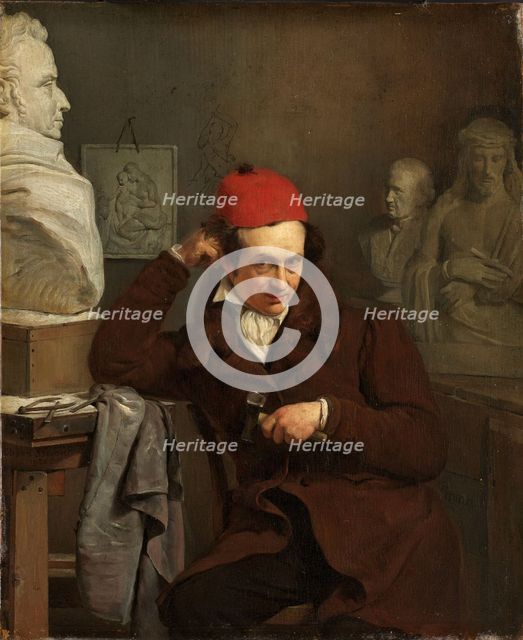 Portrait of Louis Royer, 1830. Creator: Charles van Beveren.