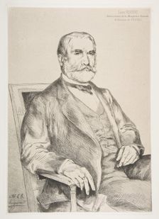 Portrait of Louis Robert, 1873. Creator: Felix Bracquemond