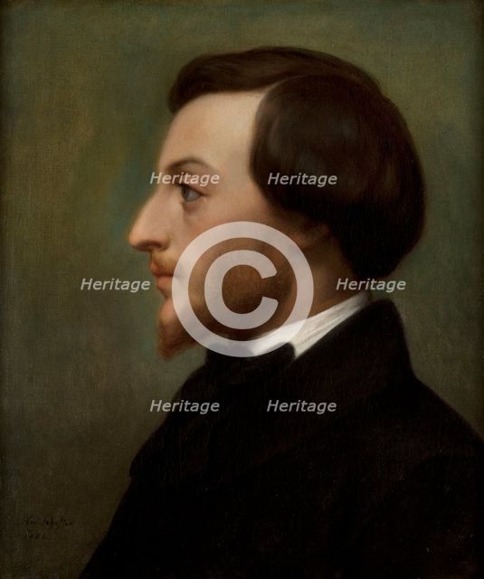 Portrait of Louis Ratisbonne, 1852. Creator: Ary Scheffer.