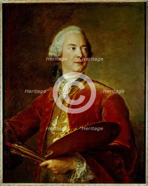 Portrait of Louis Tocqué (1696-1772), 1739. Creator: Nattier, Jean-Marc (1685-1766).