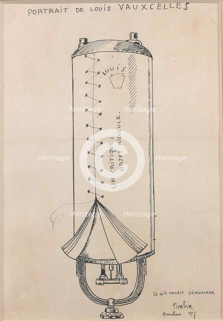 Portrait of Louis VauxcellesLouis Vauxcelles, 1917.