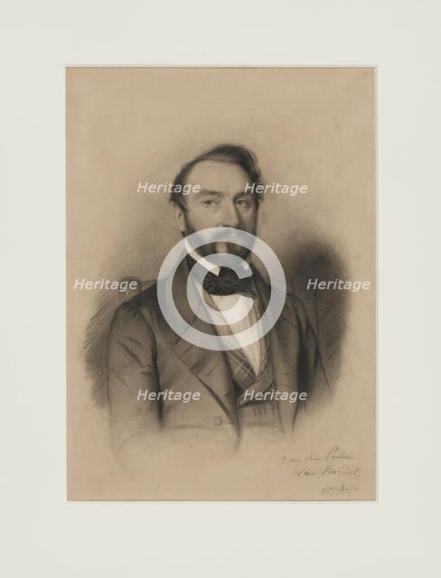 Portrait of Louis Viardot, 1847. Creator: Viardot; Léon (1805-1900).