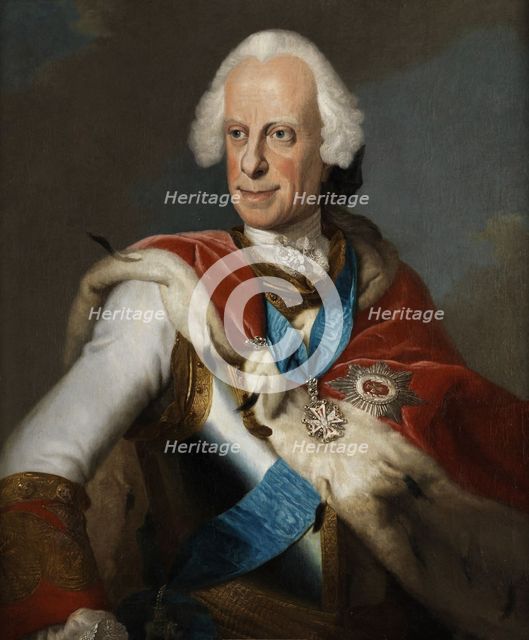 Portrait of Louis VIII (1691-1768), Landgrave of Hesse-Darmstadt. Creator: Fiedler, Johann Christian (1697-1765).