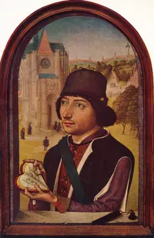Portrait of Louis XI c1456-58