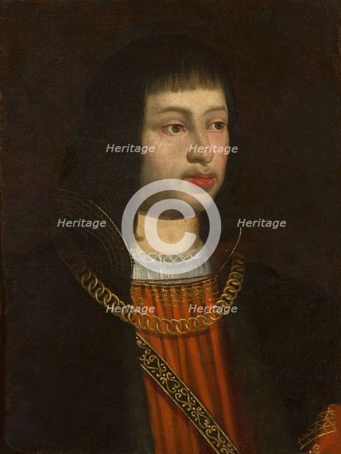 Portrait of Louis XI of France (1423-1483), 1450. Creator: Anonymous.