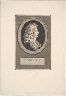 Portrait of Louis XIV, 1779. Creator: Augustin de Saint-Aubin