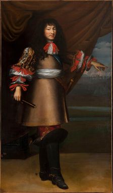 Portrait of Louis XIV, King of France (1638-1715), 1660. Creator: Mignard, Pierre, (after)