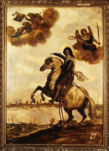 Portrait of Louis XIII (1601-1643), King of France, at the siege of La Rochelle, in 1628, c1623-1633 Creator: Unknown