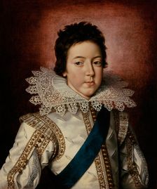 Portrait of Louis XIII, King of France as a Boy, c1616. Creator: Frans Pourbus the Younger