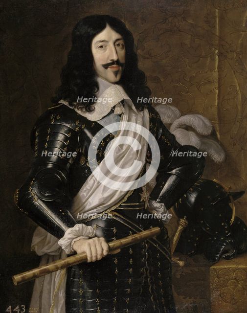 Portrait of Louis XIII of France (1601-1643), 1655. Artist: Champaigne, Philippe, de (1602-1674)