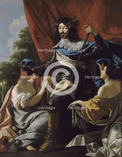 Portrait of Louis XIII of France (1601-1643). Artist: Vouet, Simon, (School)  
