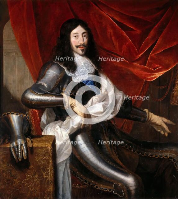 Portrait of Louis XIII of France (1601-1643). Artist: Egmont, Justus van (1601-1674)