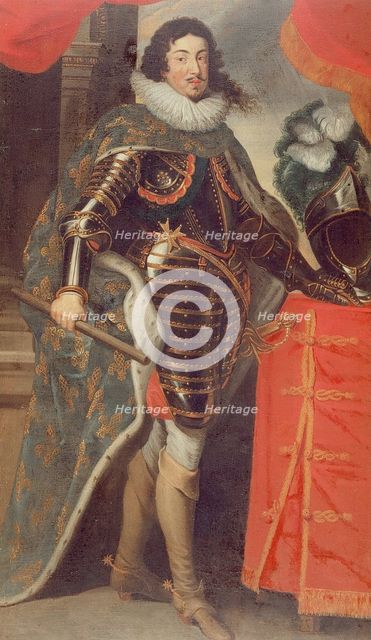 Portrait of Louis XIII of France (1601-1643), c1625. Creator: Anon.