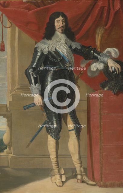 Portrait of Louis XIII of France (1601-1643), First Half of 17th century. Artist: Champaigne, Philippe, de (1602-1674)