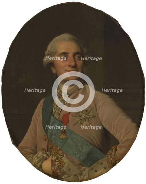 Portrait of Louis XVI, c1776. Creator: Joseph Siffred Duplessis.