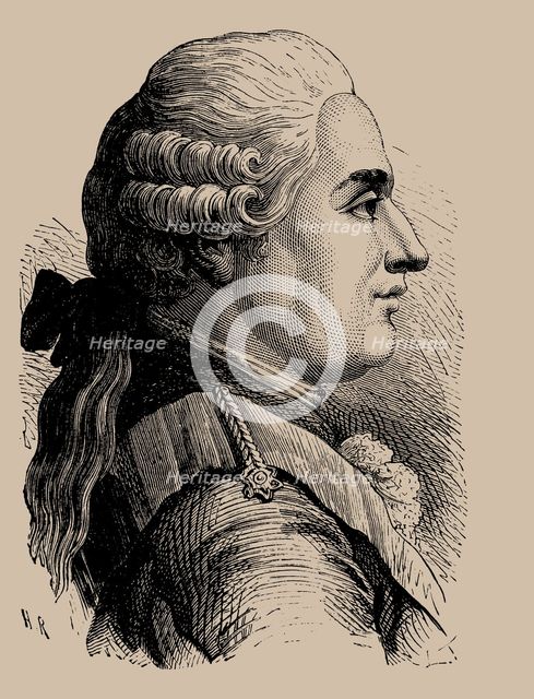 Portrait of Louis XVIII (1755-1824), 1889.