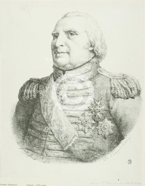 Portrait of Louis XVIII, 1816. Creator: Pierre Nolasque Bergeret.