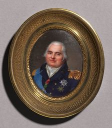 Portrait of Louis XVIII, 1822. Creator: Jean-Baptiste Jacques Augustin (French, 1759-1832)