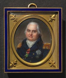 Portrait of Louis XVIII, c. 1822. Creator: Jean-Baptiste Jacques Augustin (French, 1759-1832)