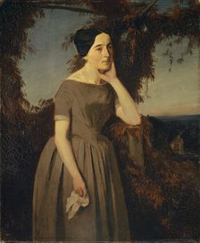 Portrait of Louisa Schmid, 1849. Creator: Arnold Bocklin