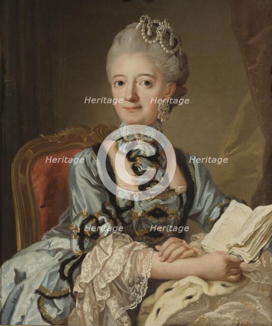 Portrait of Louisa Ulrika of Prussia (1720-1782), Queen of Sweden, 1768.