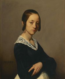 Portrait of Louise-Antoinette Feuardent, 1841. Creator: Jean Francois Millet