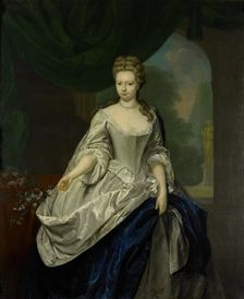 Portrait of Louise Christina Trip, c.1710-c.1750. Creator: Jan Abel Wassenbergh