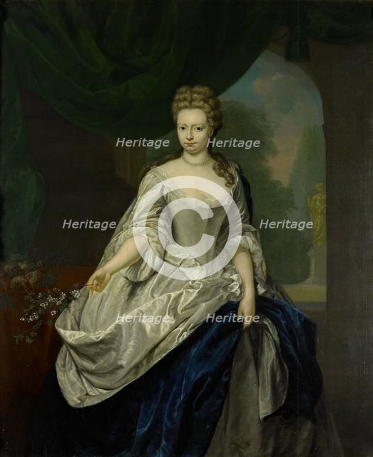Portrait of Louise Christina Trip, c.1710-c.1750. Creator: Jan Abel Wassenbergh.