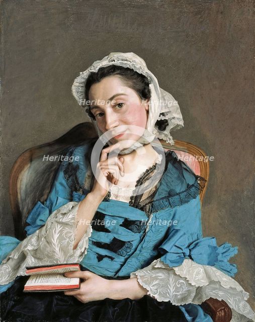 Portrait of Louise d'Épinay (1726-1783).