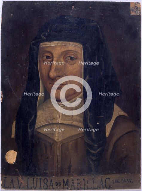 Portrait of Louise Legras, born of Marillac (1591-1622), c1660. Creator: Unknown.