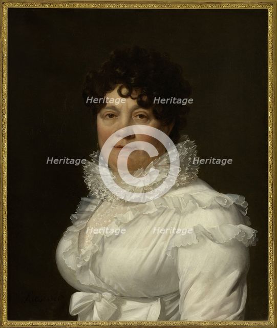 Portrait of Louise-Rosalie Dugazon, born Lefevre (1755-1821), singer, c1810. Creator: Henri-Francois Riesener.