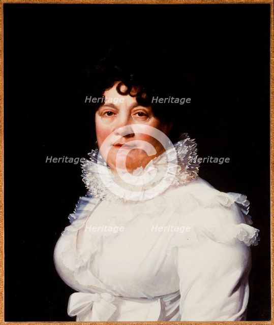 Portrait of Louise-Rosalie Dugazon, born Lefevre (1755-1821), singer, c1810. Creator: Henri-Francois Riesener.