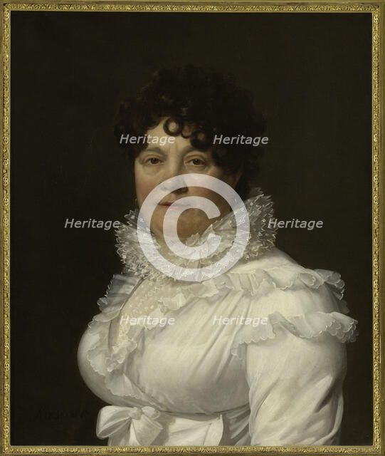 Portrait of Louise-Rosalie Dugazon, born Lefevre (1755-1821), singer, c1810. Creator: Henri-Francois Riesener.