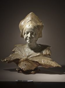 Portrait of Loyse Labbé (image 1 of 5), c.1887. Creator: Jean-Joseph Carriès