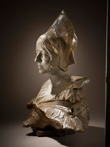 Portrait of Loyse Labbé (image 2 of 5), c.1887. Creator: Jean-Joseph Carriès
