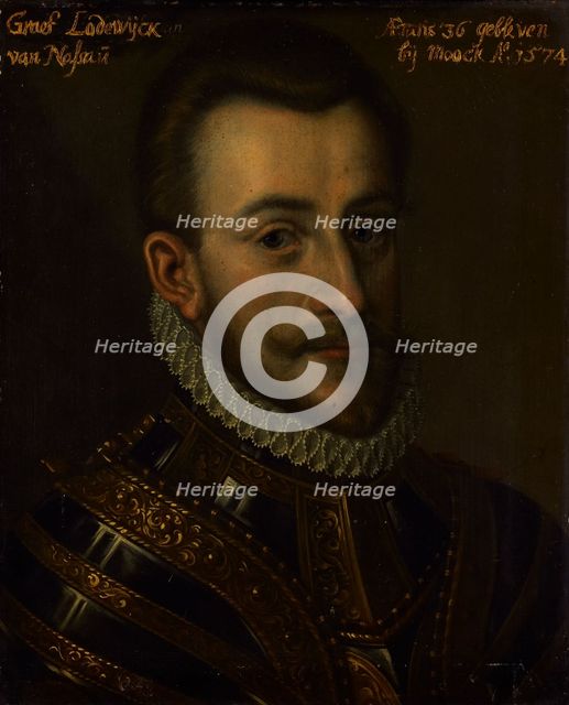 Portrait of Lodewijk (1538-74), Count of Nassau, c.1609-c.1633. Creator: Anon.