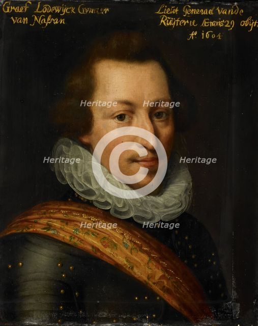 Portrait of Lodewijk Günther (1575-1604), Count of Nassau, c.1609-c.1633. Creator: Workshop of Jan Antonisz van Ravesteyn.