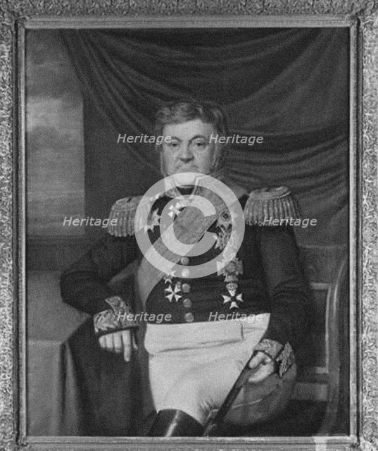 Portrait of Lodewijk Sigismund Vincent van Heiden (1773-1850), 1830s. Artist: Wicheren, Johan Joeke Gabriël van (1808-1897)
