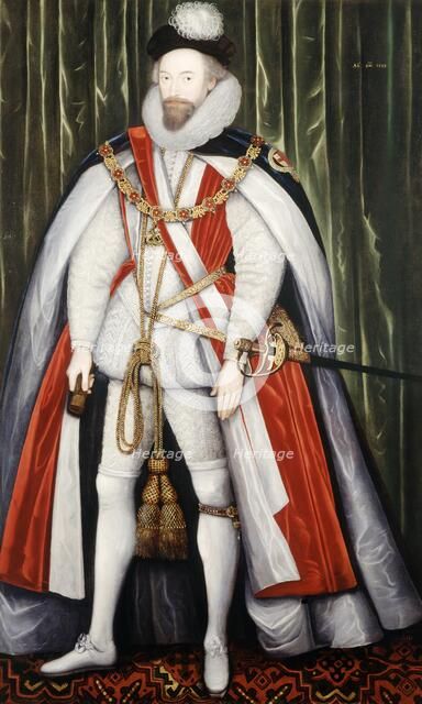 Portrait of Lord Thomas Howard of Walden, 1st Earl of Suffolk, 1598. Artist: Unknown.
