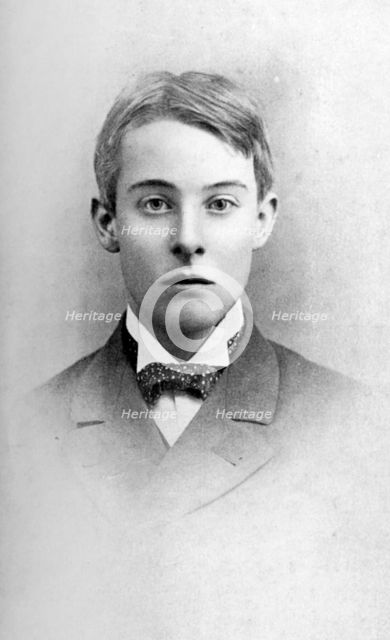 Portrait of Lord Alfred Douglas at the age of twenty-one, at Oxford, 1891. Creator: Unknown.