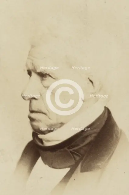 Portrait of Lord Brougham, before 1868. Creator: Unknown.