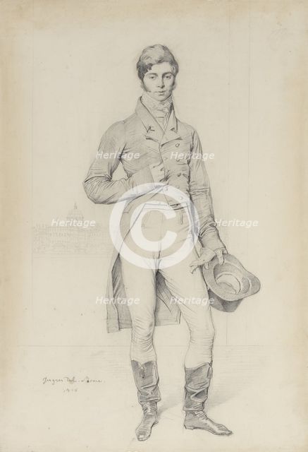 Portrait of Lord Grantham, 1816. Creator: Jean-Auguste-Dominique Ingres.