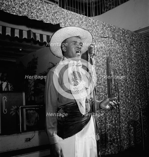 Portrait of Lord Invader, Renaissance Ballroom, New York, N.Y., ca. July, 1947. Creator: William Paul Gottlieb.