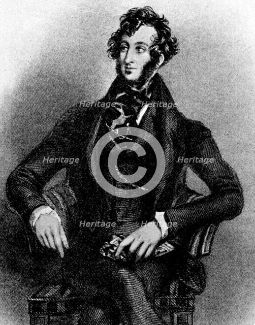 Portrait of Lord Lytton (Edward George Earle Lytton Bulwer), c1870s Creator: Unknown.